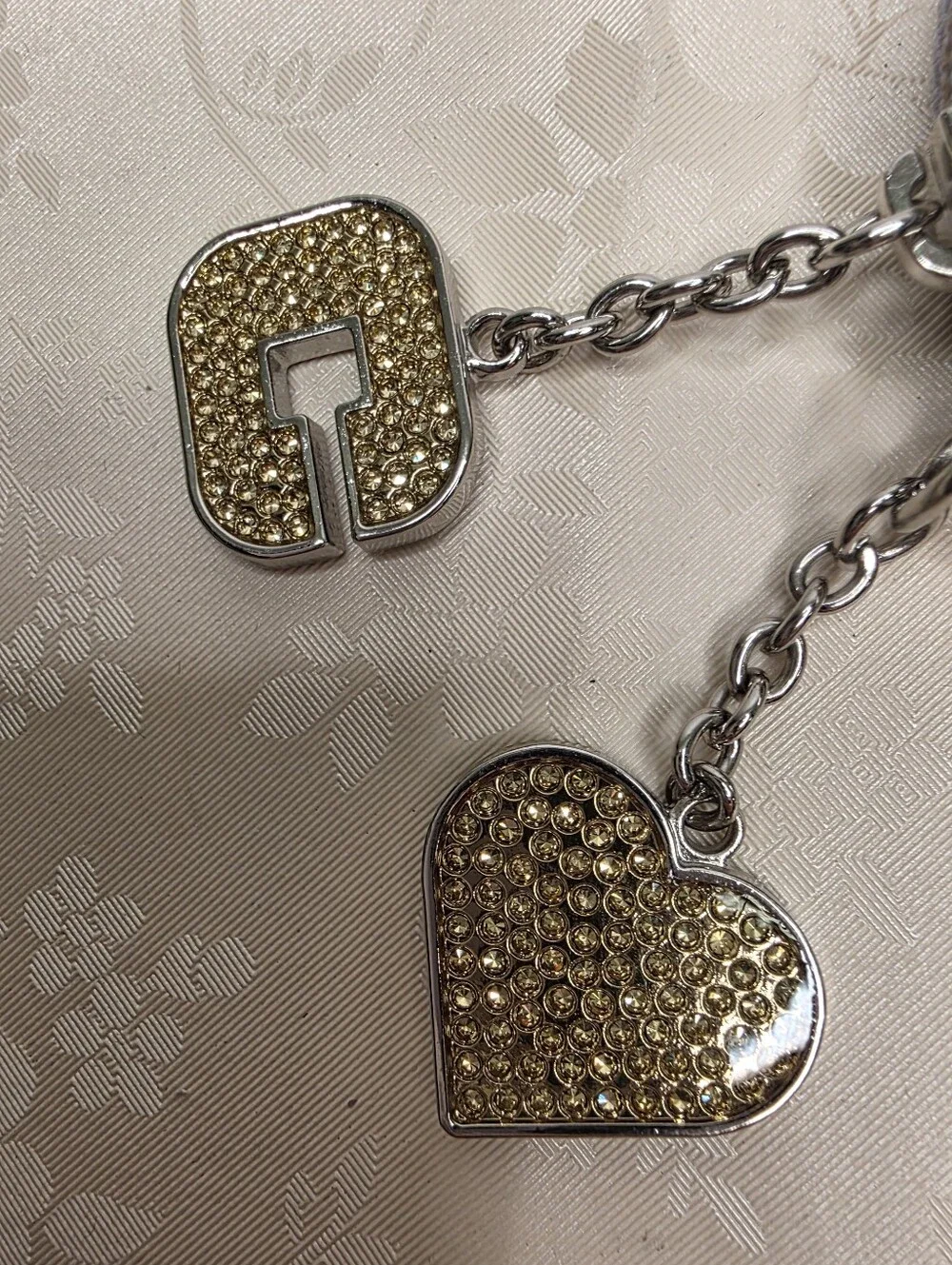 Lovcat Paris Valentine Ltd Silver Metallic Heart Coin Purse Wallet Y2K Coquette